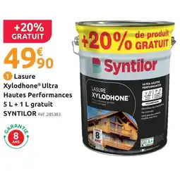 Mr Bricolage Syntilor lasure xylodhone ultra hautes performances offre
