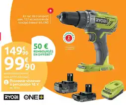Mr Bricolage Ryobi perceuse-visseuse à percussion 18v offre