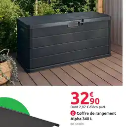 Mr Bricolage Coffre de rangement alpha 340 l offre