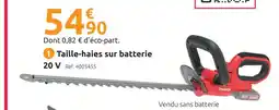 Mr Bricolage Inventiv taille-haies sur batterie 20 v offre
