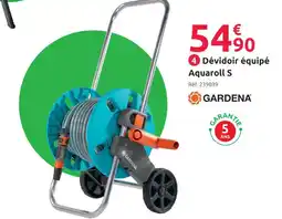 Mr Bricolage Gardena dévidoir équipé aquaroll s offre