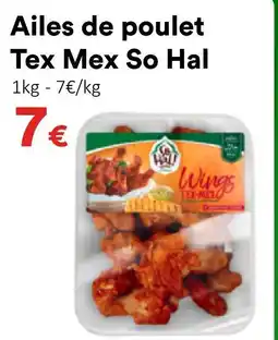 Hmarket So hal ailes de poulet tex mex offre