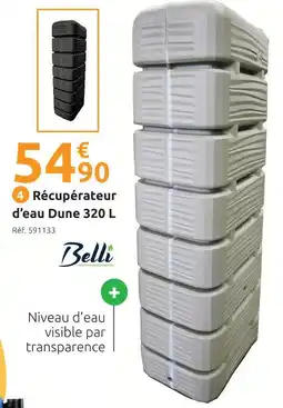 Mr Bricolage Belli récupérateur d’eau dune 320 l offre