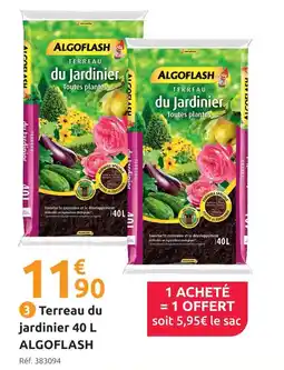 Mr Bricolage Algoflash terreau du jardinier toutes plantes offre