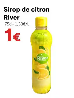Hmarket River sirop de citron offre