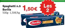 Hmarket Barilla spaghetti n.5 offre