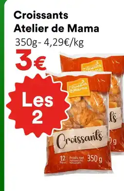 Hmarket Atelier de mama croissants offre