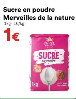 Hmarket Merveilles de la nature sucre en poudre offre