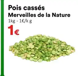 Hmarket Merveilles de la nature pois cassés offre