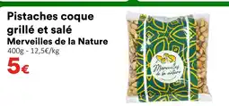 Hmarket Merveilles de la nature pistaches coque grillé et salé offre