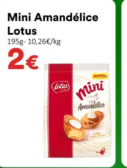 Hmarket Lotus mini amandélice offre
