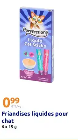 Action Friandises liquides pour chat offre