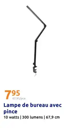 Action Lampe de bureau avec pince offre