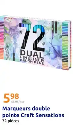 Action Marqueurs double pointe Craft Sensations offre