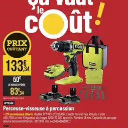 Bricorama RYOBI Perceuse-visseuse à percussion offre
