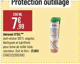 Bricorama Aérosol X'OIL offre