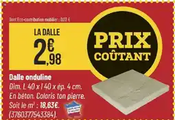 Bricorama Dalle onduline offre