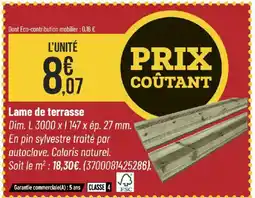 Bricorama Lame de terrasse offre