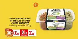 Coccinelle Express PIERRE MARTINET Duo carottes râpées et taboulé oriental offre