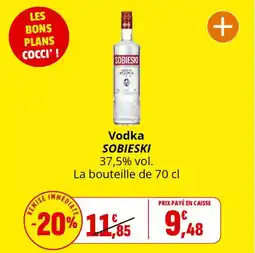 Coccinelle Express SOBIESKI Vodka offre