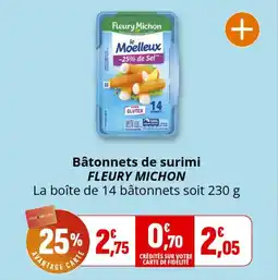 Coccinelle Express FLEURY MICHON Bâtonnets de surimi offre