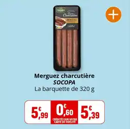 Coccinelle Express SOCOPA Merguez charcutière offre