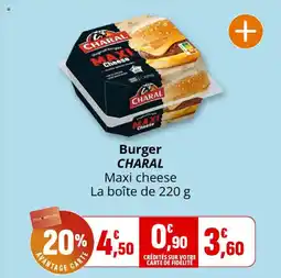 Coccinelle Express CHARAL Burger offre