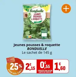 Coccinelle Express BONDUELLE Jeunes pousses & roquette offre
