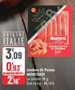 G20 Jambon di parma montorsi offre