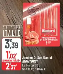 G20 Jambon di san daniel montorsi offre