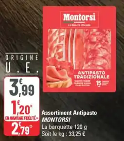 G20 Assortiment antipasto montorsi offre