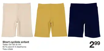 Zeeman Short cycliste enfant offre