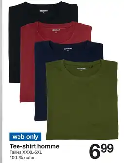 Zeeman Zeeman tee-shirt homme offre