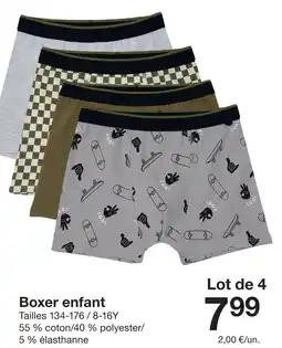 Zeeman Boxer enfant offre