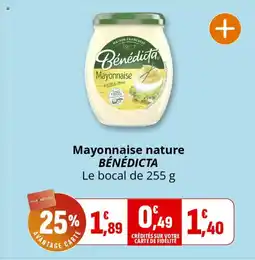 Coccinelle Express BÉNÉDICTA Mayonnaise nature offre