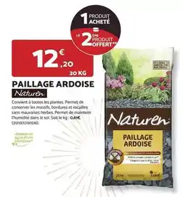 Bricomarché Naturen - paillage ardoise offre