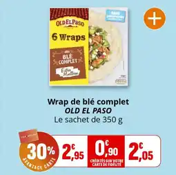Coccinelle Express OLDELPASO Wrap de blé complet offre