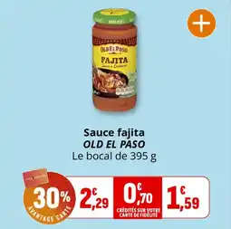 Coccinelle Express OLD EL PASO Sauce fajita offre