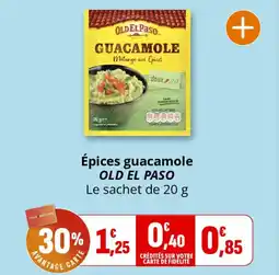Coccinelle Express OLD EL PASO Épices guacamole offre