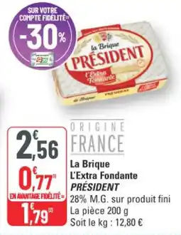 G20 La brique l'extra fondante président offre