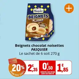Coccinelle Express PASQUIER Beignets chocolat noisettes offre