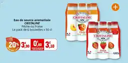 Coccinelle Express CRISTALINE Eau de source aromatisée offre