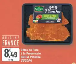 G20 Côtes de porc à la provençale bbq & plancha socopa offre