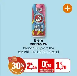 Coccinelle Express BROOKLYN Bière offre