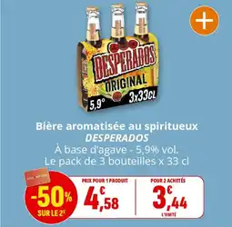 Coccinelle Express DESPERADOS Bière aromatisée au spiritueux offre