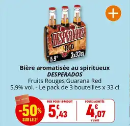 Coccinelle Express DESPERADOS Bière aromatisée au spiritueux offre