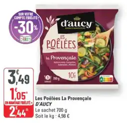 G20 Les poêlées la provençale d'aucy offre