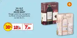 Coccinelle Express ROCHE MAZET Vin I.G.P Pays d'Oc offre