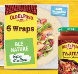 G20 6 wraps blé nature old el paso offre