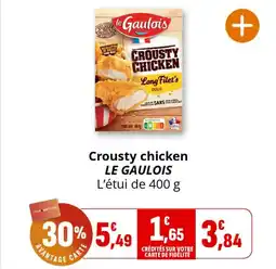 Coccinelle Express LE GAULOIS Crousty chicken offre